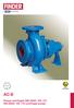 ATEX CERTIFIED AC-E. Pompe centrifughe DIN EN 733 DIN EN 733 centrifugal pumps