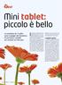 Mini tablet: piccolo è bello