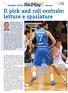 Il pick and roll centrale: letture e spaziature