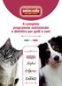 Il completo programma nutrizionale e dietetico per gatti e cani