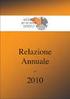 Relazione Annuale 2010