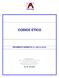 CODICE ETICO RIFERIMENTI NORMATIVI: D. LGS. N. 231/01