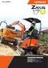 Serie ZAXIS ESCAVATORE IDRAULICO