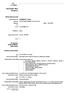 Curriculum Vitae Europass