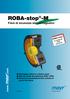 ROBA-stop -M Freni di sicurezza elettromagnetici