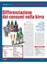 Differenziazione dei consumi nella birra