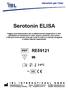 Serotonin ELISA RE C. Istruzioni per l Uso