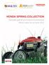 HONDA SPRING COLLECTION