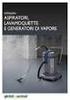 CATALOGO ASPIRATORI, LAVAMOQUETTE E GENERATORI DI VAPORE