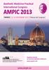 AMPIC Aesthetic Medicine Practical International Congress.  FIRENZE NOVEMBRE 2013 Palazzo dei Congressi