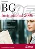 Institutional Linea Investimento. Documenti aggiornati al 1 marzo 2006