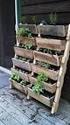 Fioriera con grigla super eco Flowerbox with wooden trellis