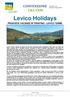 CONVENZIONE CRA FNM. Levico Holidays PROPOSTE VACANZE IN TRENTINO - LEVICO TERME