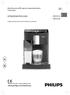 HD8828 HD8834 ISTRUZIONI PER L'USO.  Macchina per caffè espresso superautomatica 3100 series