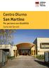 Centro Diurno San Martino. Per persone con disabilità Carta dei Servizi