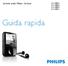 Lettore audio Philips GoGear SA1VBE02 SA1VBE04 SA1VBE08 SA1VBE16. Guida rapida