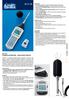 HD 2110L. Acustica - Vibrazioni HD 2110L FONOMETRO INTEGRATORE ANALIZZATORE PORTATILE