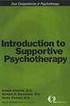 Psychotherapy, Psychopharmacotherapy, Integrated Treatments