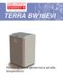 TERRA BW18EVI. Pompa di calore geotermica ad alta temperatura