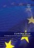 EUROPA 2020 Una strategia per una crescita intelligente, sostenibile e inclusiva