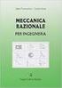 Meccanica razionale per l ingegneria