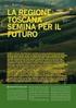 Regione Toscana Direzione Generale dello Sviluppo economico Servizio Foreste e Patrimonio agroforestale via di Novoli, Firenze