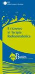 Il ricovero in Terapia Radiometabolica