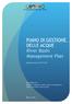 PIANO DI GESTIONE DELLE ACQUE River Basin Management Plan