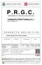 P. R. G. C. [ APPROVAZIONE D.G.R. 02/04/2007 N BUR 15/2007 ] VARIANTE STRUTTURALE N. 1 [ EX L.R. 1/2007 e s.m.i. ]