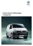 Veicoli Commerciali. Listino prezzi Volkswagen Transporter