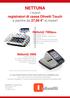 NETTUNA i nuovi registratori di cassa Olivetti Touch a partire da 27,00 * al mese!