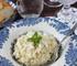 Risotto al basilico greco e feta