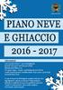PIANO NEVE E GHIACCIO 2016/2017
