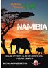 NAMIBIA Dal 26 ottobre a l 05 novembre giorni - 8 notti In collaborazione con: