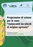 Programma di azione per le zone vulnerabili da nitrati di origine agricola. Documento di sintesi a scopo informativo e divulgativo