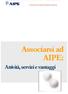 Associarsi ad AIPE: Attività, servizi e vantaggi