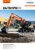 Serie ZAXIS-6 ESCAVATORE GOMMATO