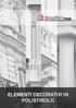 ELEMENTI DECORATIVI IN POLISTIROLO