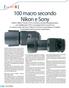 100 macro secondo Nikon e Sony