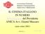 IL CINEMA ITALIANO IN NUMERI presentazione del Presidente ANICA Avv. Gianni Massaro