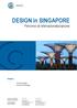 DESIGN in SINGAPORE Percorso di internazionalizzazione