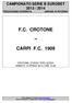 F.C. CROTONE CARPI F.C. 1909
