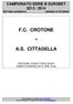F.C. CROTONE A.S. CITTADELLA