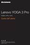 Lenovo YOGA 3 Pro. Guida dell utente. YOGA 3 Pro-1370