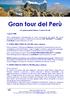 Gran tour del Perù. Con guida parlante italiano 13 giorni/12 notti