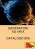 GENERATORI AD ARIA CATALOGO 2016