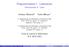Programmazione I - Laboratorio