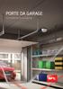 PORTE DA GARAGE. Automazioni per porte da garage
