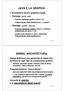 JAVA E LA GRAFICA SWING: ARCHITETTURA