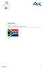 SUD AFRICA Rapporto Congiunto Ambasciate/Consolati/ENIT 2017